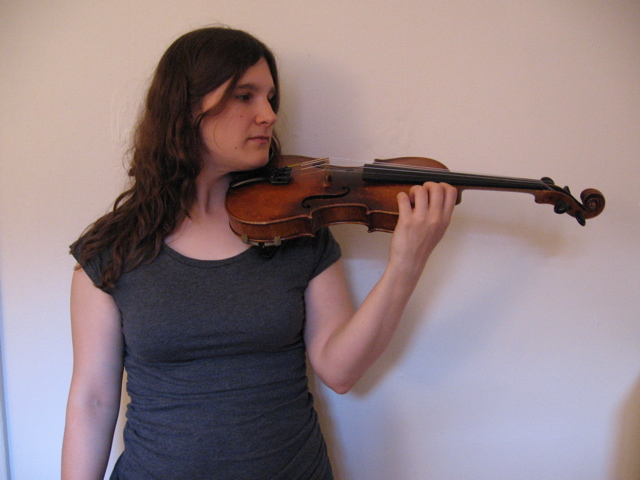 violin hold débutante - tenue du violon